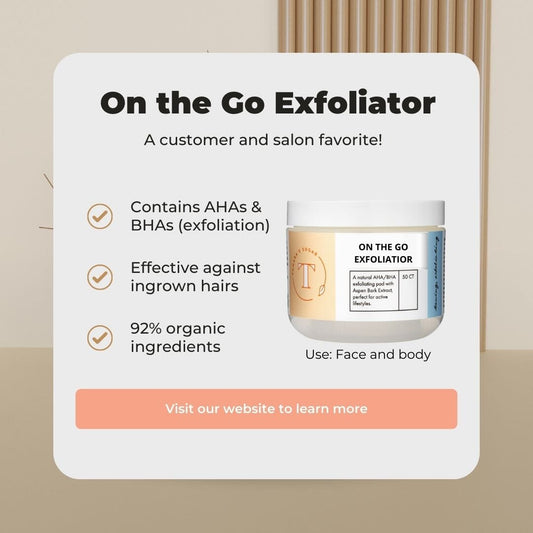 On the Go Exfoliator | Instagram & Facebook Post Marketing Savvy Sugaring