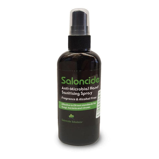 Saloncide Anti-Microbial Hand Sanitiser Atomiser - 100 ml Förbrukning Saloncide