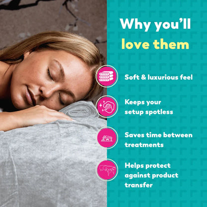 Scrummi Massage Bed Sheet with Face Hole 200 x 100 cm - 15 count Förbrukning Scrummi 