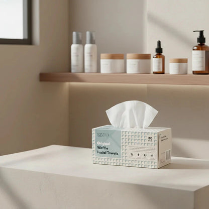 Scrummi® Facial Towel WHITE 20x20cm Förbrukning Scrummi 
