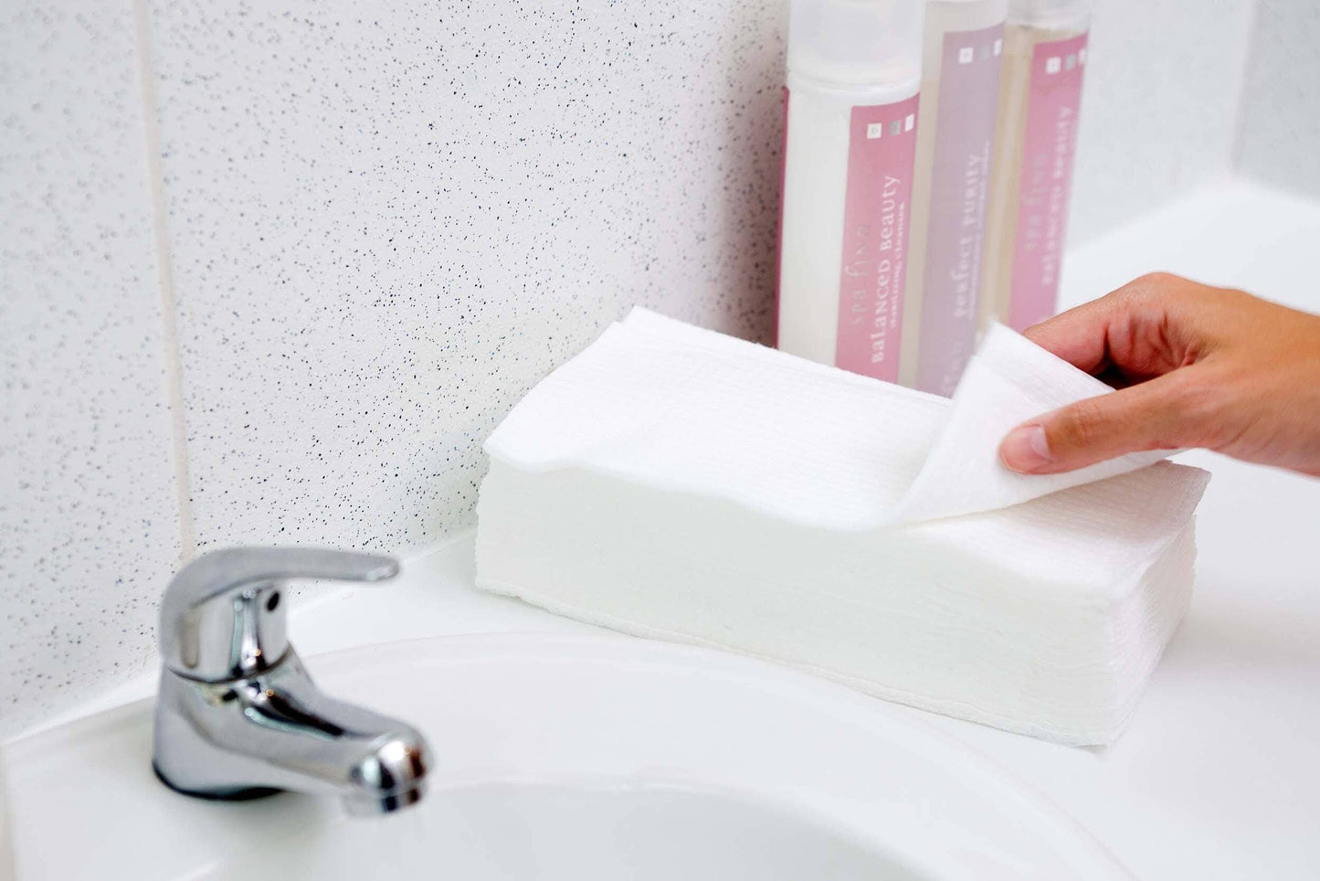 Scrummi® Original Waffle Facial Towel WHITE 20x20cm Förbrukning Scrummi 