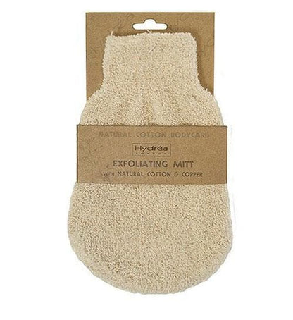 Exfoliating Mitt Linnen with Copper Retail Hydrea London 