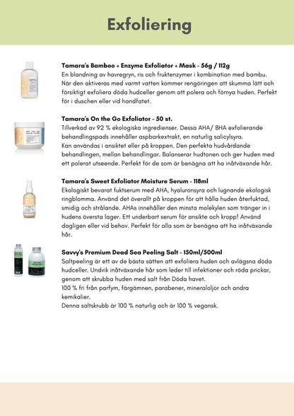 Retail Exfoliation Products | Print-at-home Marketing Savvy Sugaring 